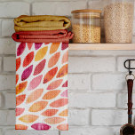 Gult och orange för  och penseldrag med vattenfärg kökshandduk<br><div class="desc">Gult och orange för vattenfärgspenseldrag. Abstrakt vattenfärgen mönster med gult och orange.</div>