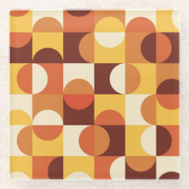 Gult och orange i moderna halvcirklar i mitten av 