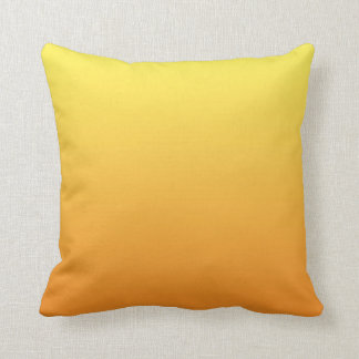 ’Gult och Orange Ombre’ Kudde