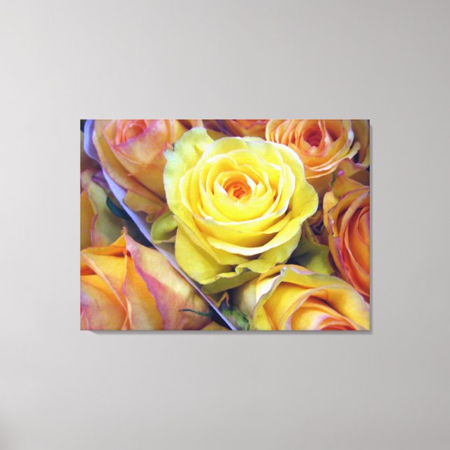 Gult och Orange Ro Canvas (Framsida)