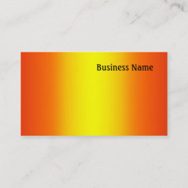 Gult och orange visitkort