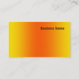 Gult och orange visitkort