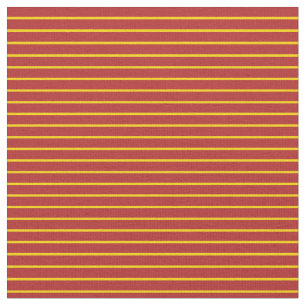 Gult och röd Färgad stripe/uttorkad Mönster Tyg