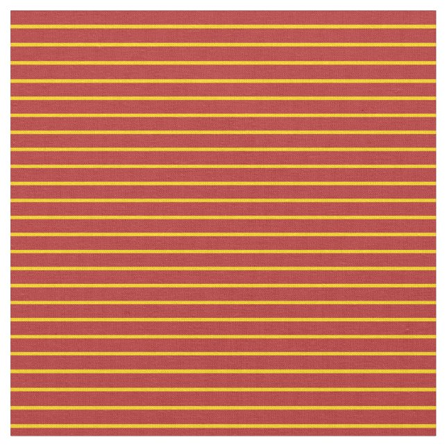 Gult och röd Färgad stripe/uttorkad Mönster Tyg (Närbild)