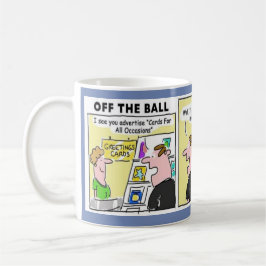 Gult och Röda kort. Fotbollsreferens Kaffemugg