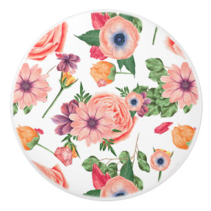 Gult och Rosa Flowers Knopp