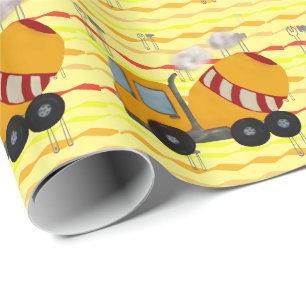 Gult och rött hårdnar blandaren presentpapper