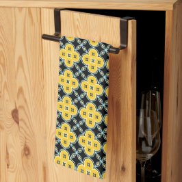 Gult och svart 1 kökshandduk