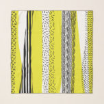 Gult och svart Abstrakt Blanda Mönster Sjal<br><div class="desc">Modern och snyggt-halsduk med gult och svart blandning av mönster Denna abstrakt-halsduk är en perfekt som är riktad mot alla typer av utrustning.</div>