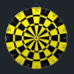Gult och svart darttavla<br><div class="desc">Gult- och svartpilen stiger ombord</div>