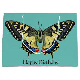 Gult och svart fjäril