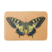 Gult och svart fjäril