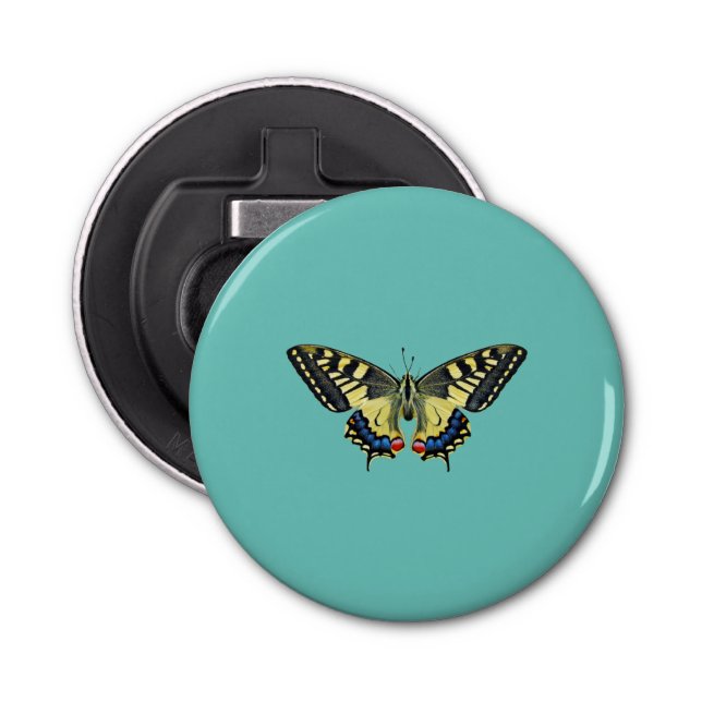 Gult och svart fjäril flasköppnare (Framsidan)