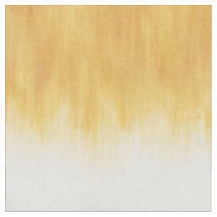 Gult och svart målpensel Strokes modern konst Tyg