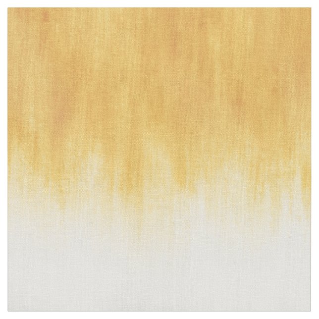 Gult och svart målpensel Strokes modern konst Tyg (Närbild)