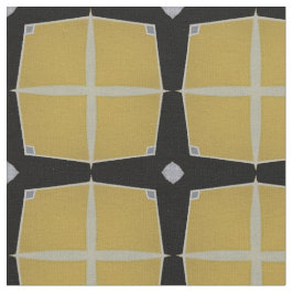 Gult och svart, modern geometrisk Mönster Tyg