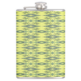 Gult och svart mönster fickplunta