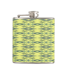 Gult och svart mönster fickplunta