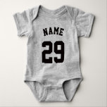 Gult och Svarta Baby | Sports Jersey Design T-shirt<br><div class="desc">Gult och Svarta Baby | Sports Jersey Design ・ Fotbollsdräkt i Baby</div>
