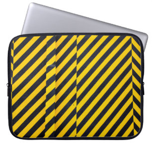 Gult och svartvitt laptop fodral