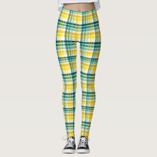 Gult och uppskalning leggings