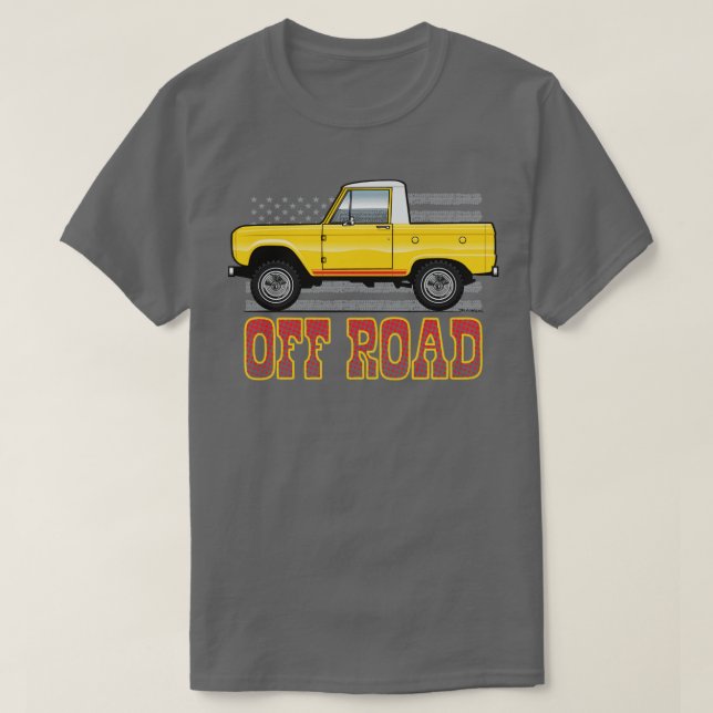 Gult offRoad T Shirt (Design framsida)