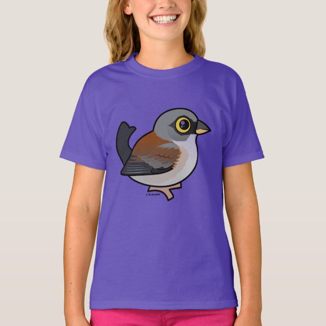 Gult-ögd Junco T Shirt (Framsida)