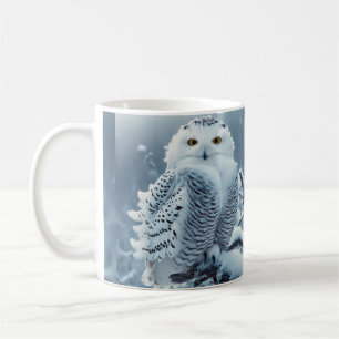 Gult-ögonögd snöunge uggla kaffemugg