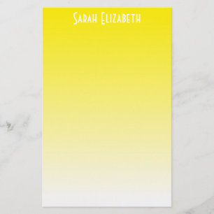 Gult Ombre-mall Brevpapper