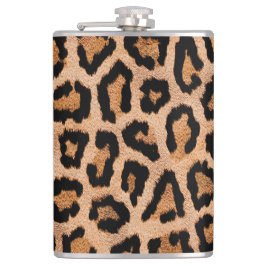 Gult Orange Brown Black Leopard Animal Print Fickplunta