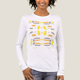 Gult Orange Grått Symmetrical Southwest Art-utseen T Shirt