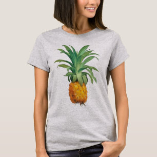 Gult Orange Grönt  Ananas T Shirt