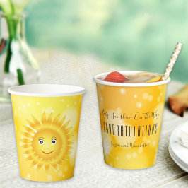 Gult Orange Könsneutralmall Babykläder