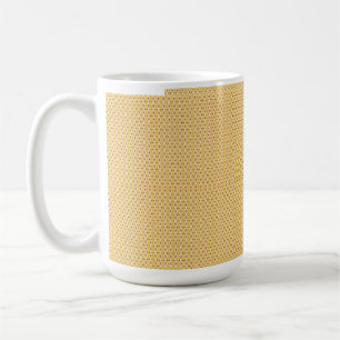 Gult, orange och brunt lakan av pappert emballage kaffemugg