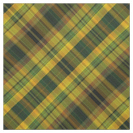 Gult-, orange- och gröntkontrolltartan tyg