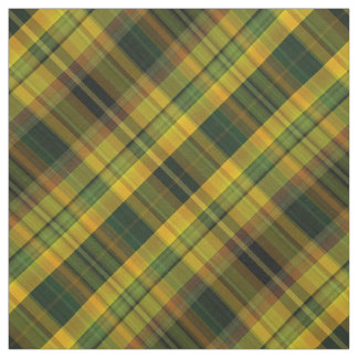 Gult-, orange- och gröntkontrolltartan tyg