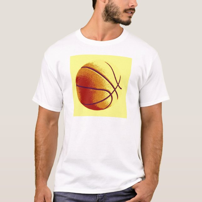 Gult Orange PIP Art Basketball Tee (Framsida)