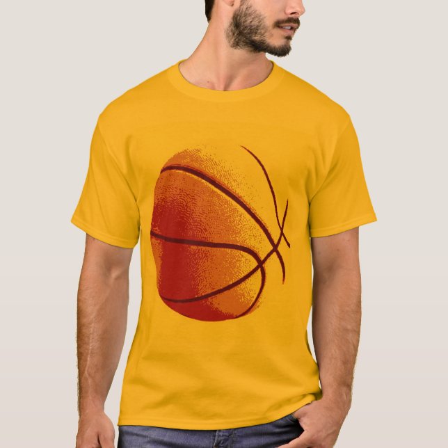 Gult Orange PIP Art Basketball Tröja (Framsida)