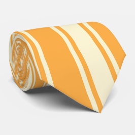 Gult Orange vid Funkyn Färg vid Rand vid Mönster Slips