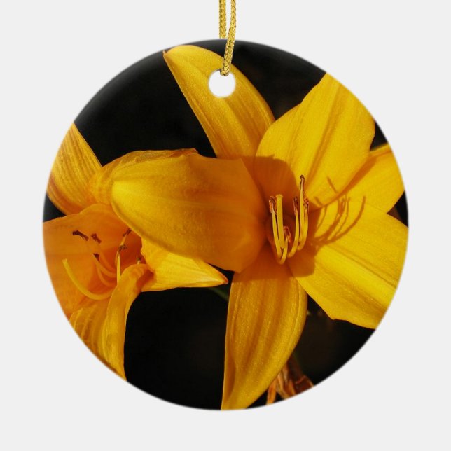 Gult Orchid Ornament (Framsidan)