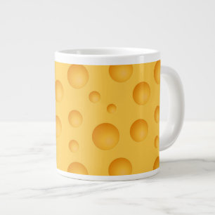 Gult Ost Mönster Jumbo Mugg