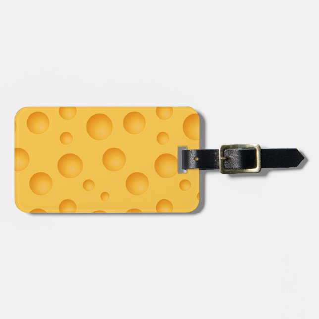 Gult ostmönster bagagebricka (Horisontell Framsida)