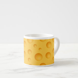 Gult ostmönster espressomugg