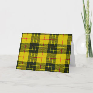 Gult P Tartan Tack Kort