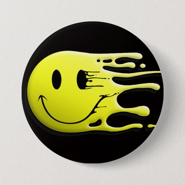 gult på svart bakgrund knapp (Framsida)