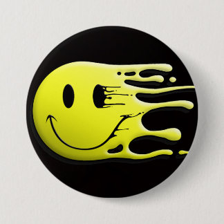 gult på svart bakgrund knapp