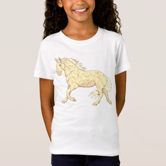 Gult Palomino T Shirt (Framsida)