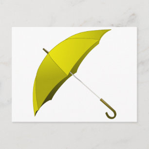 Gult: Paraplla Hong Kong Pro-Democracy Movement Vykort