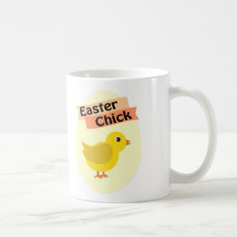 Gult Påsk Chick Kaffemugg