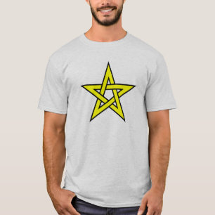 Gult Pentagram T Shirt